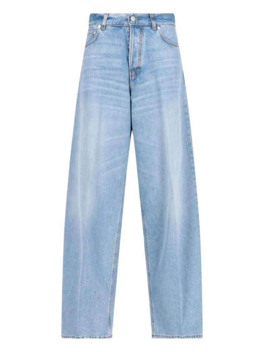 Thumbnail - Haikure - "Bethany" Wide Jeans – Light Blue - Größe 24 - blau