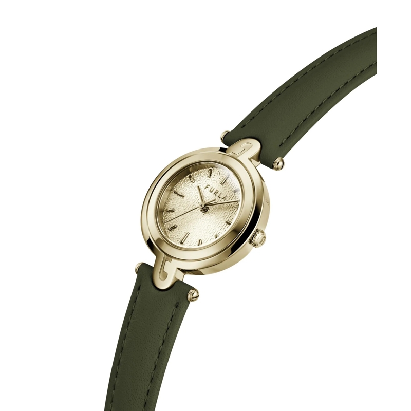 Furla Quarzuhr Quarz Analog Uhr Furla Arch-Bar grün(Image 4)