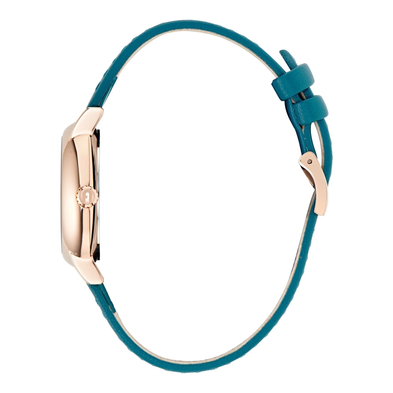 Furla Quarzuhr Quarz-Analoguhr Furla Easy Shape blau(Image 2)