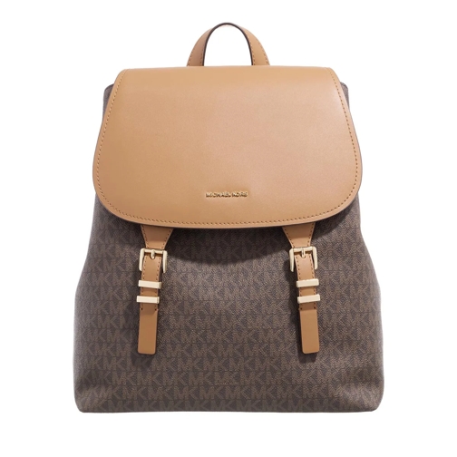 MICHAEL Michael Kors Rucksack Quinn Md Flap Backpack Brn/Acorn