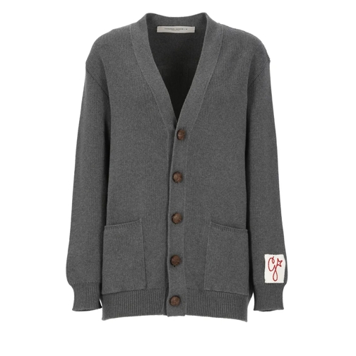 Golden Goose Darnelle Basic Cardigan Grey Strickjacke