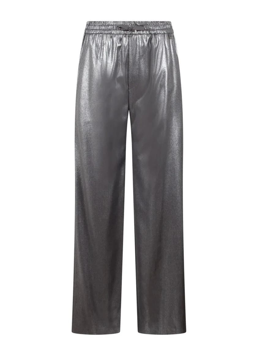 Herno - Laminated Trousers - Größe 48 - grau