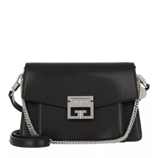 Givenchy GV3 Small Crossbody Bag Leather Black Satchel