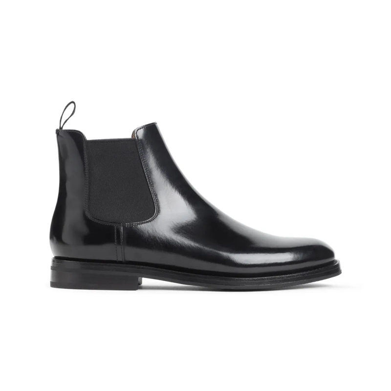 Church's Bottes Monmouth Black Calf Leather Ankle Boots Black