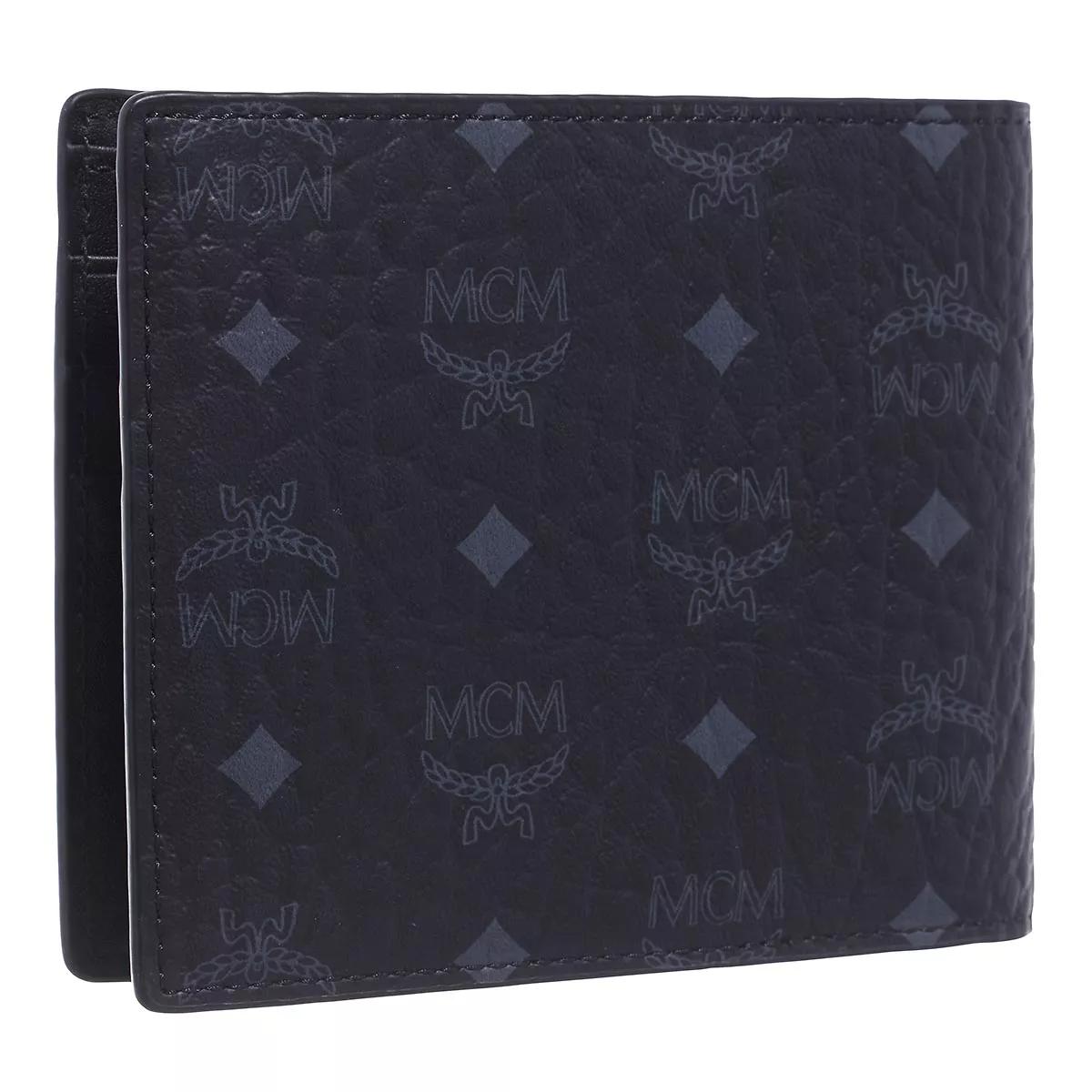 MCM Aren | Original Bifold Visetos Portemonnaie Wallet Black Bi-Fold