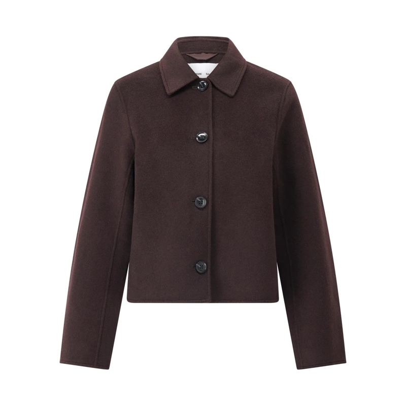 Samsøe Samsøe Blazer Wolljacke Saholly Braun