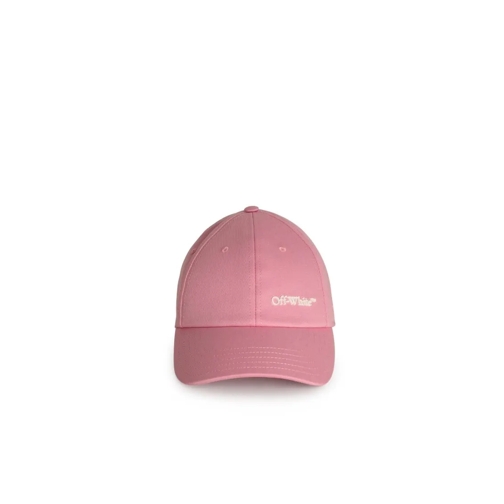 Off-White Black Cotton Cap Pink Hut