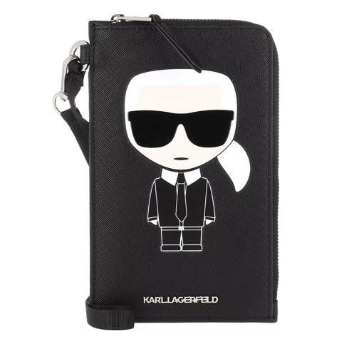 Karl Lagerfeld Ikonik Phone Holder Black Handytasche