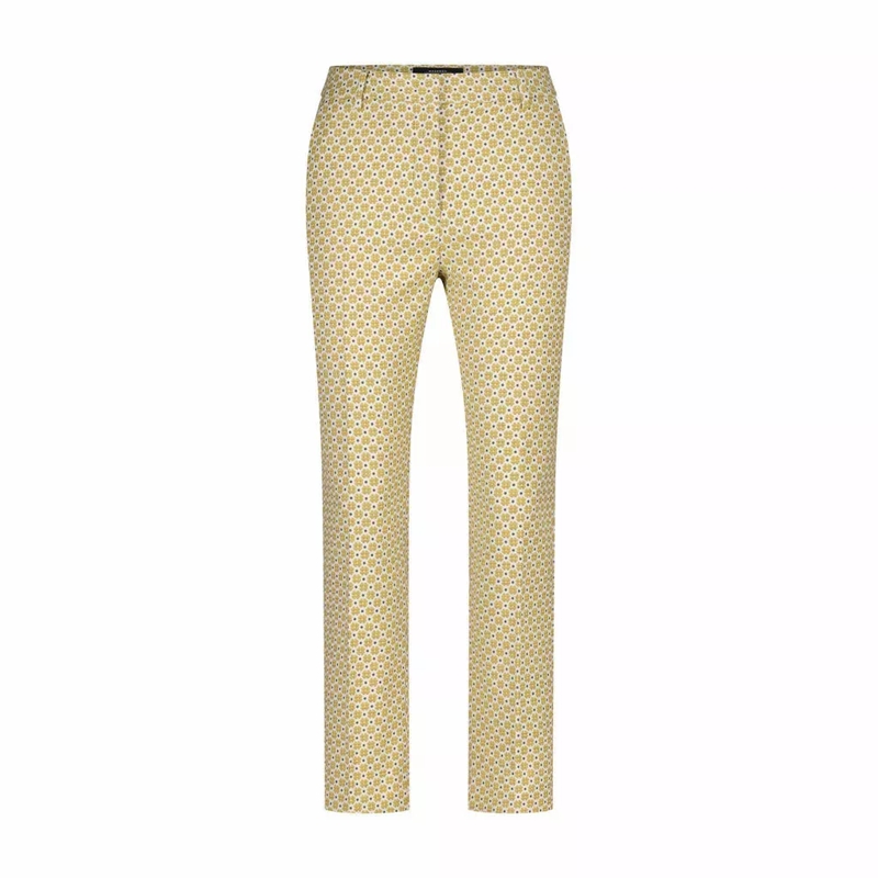 Max Mara  Hose Odile mit Blumenprint Gelb
