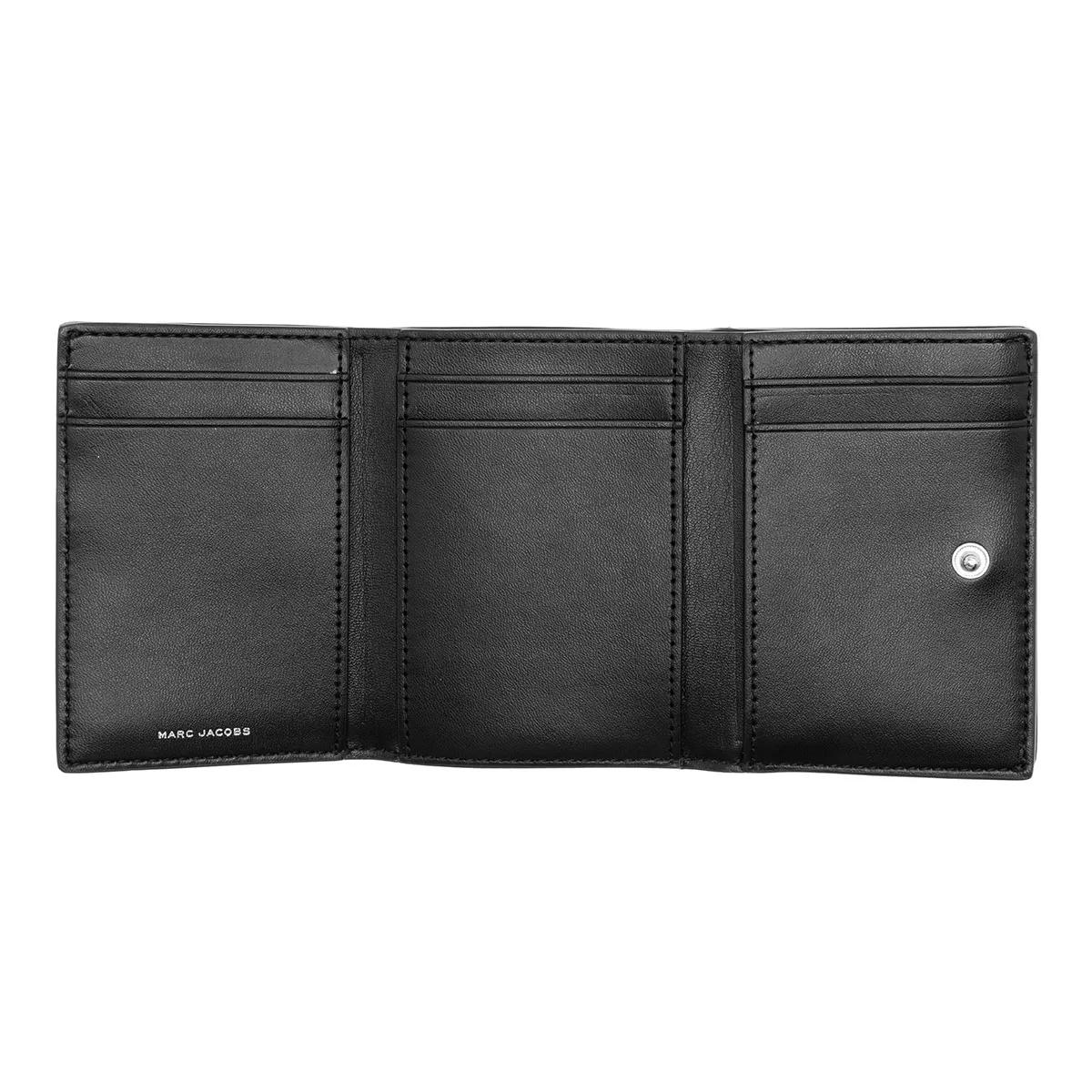 Marc Jacobs The Medium Trifold Black Tri Fold Wallet