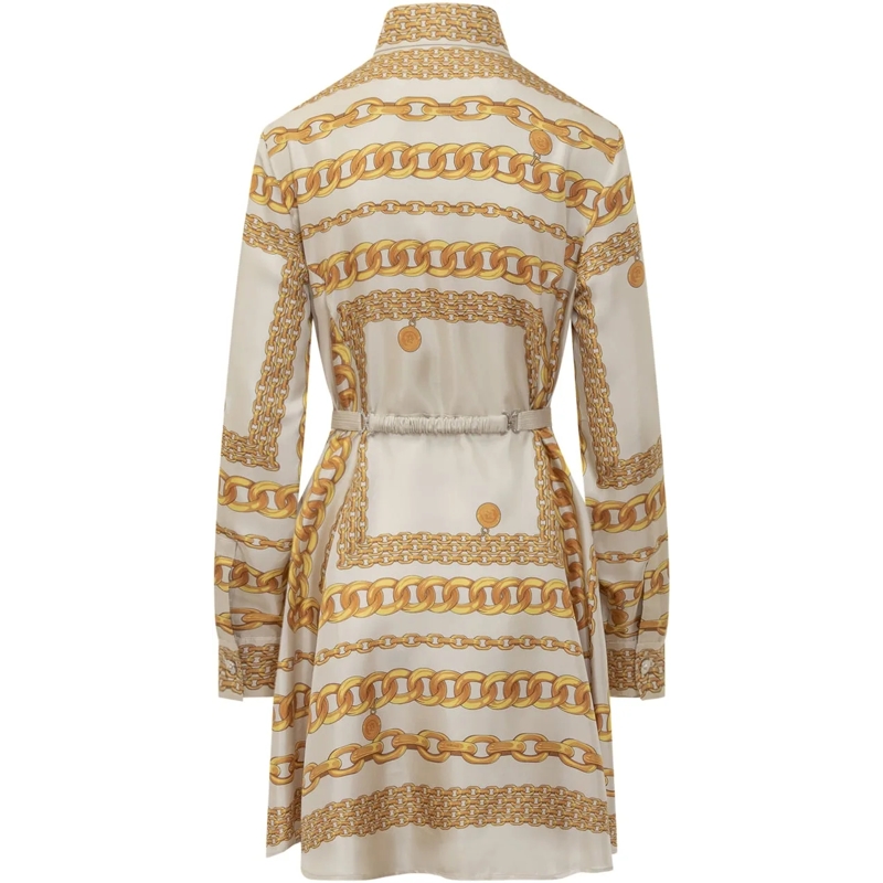 Versace Mini-robe Abito in Seta mehrfarbig(Image 2)