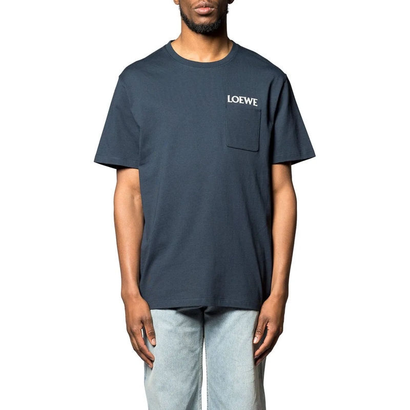 Loewe T-Shirt RELAXED FIT T-SHIRT DARK NAVY BLUE blau
