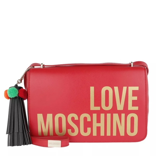 Love Moschino Crossbody Bag Tassel Rosso Crossbody Bag