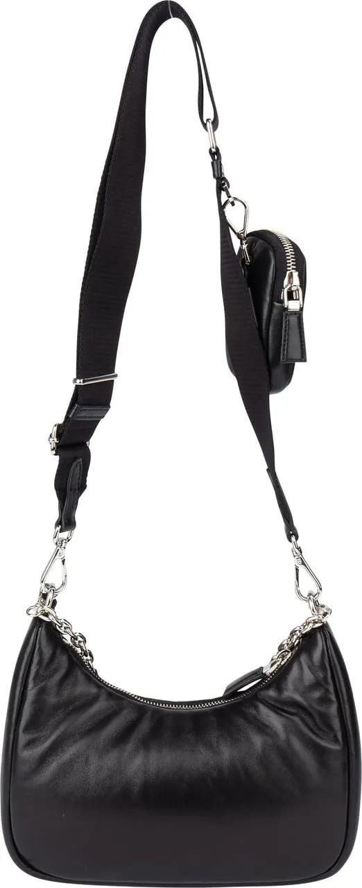 Thumbnail - Prada Crossbody Bags - Prada Soft Leather Triangle Re-Edition Crossbody B - Gr. unisize - in Schwarz - für Damen