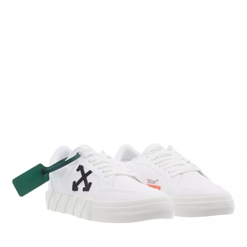 Off-White Low Vulcanized Canvas White Black Low-Top Sneaker