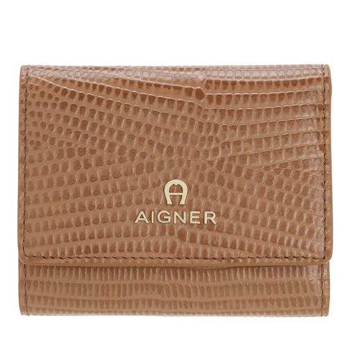 AIGNER Ivy Purse Cardboard Beige Tri-Fold Portemonnaie