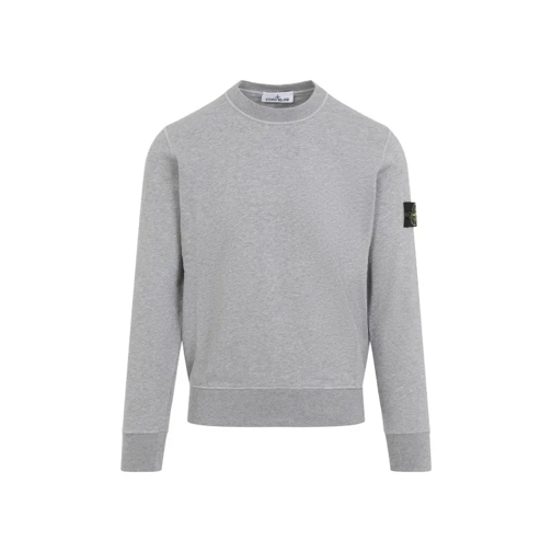 Stone Island Grey Cotton Sweatshirt Grey 