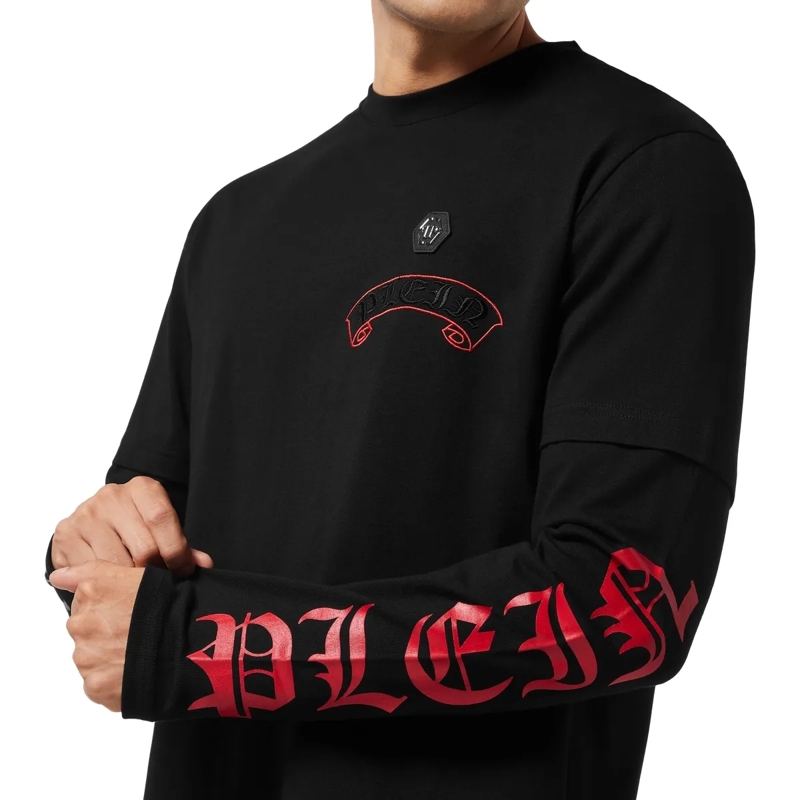 Philipp Plein T-Shirt T-Shirt Rundhalsausschnitt Ls schwarz(Image 5)