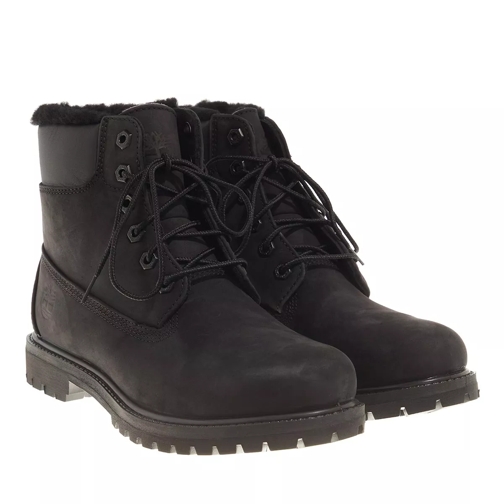 Timberland 6in Premium Shearling Lined WP Boot  Black Schnürstiefel