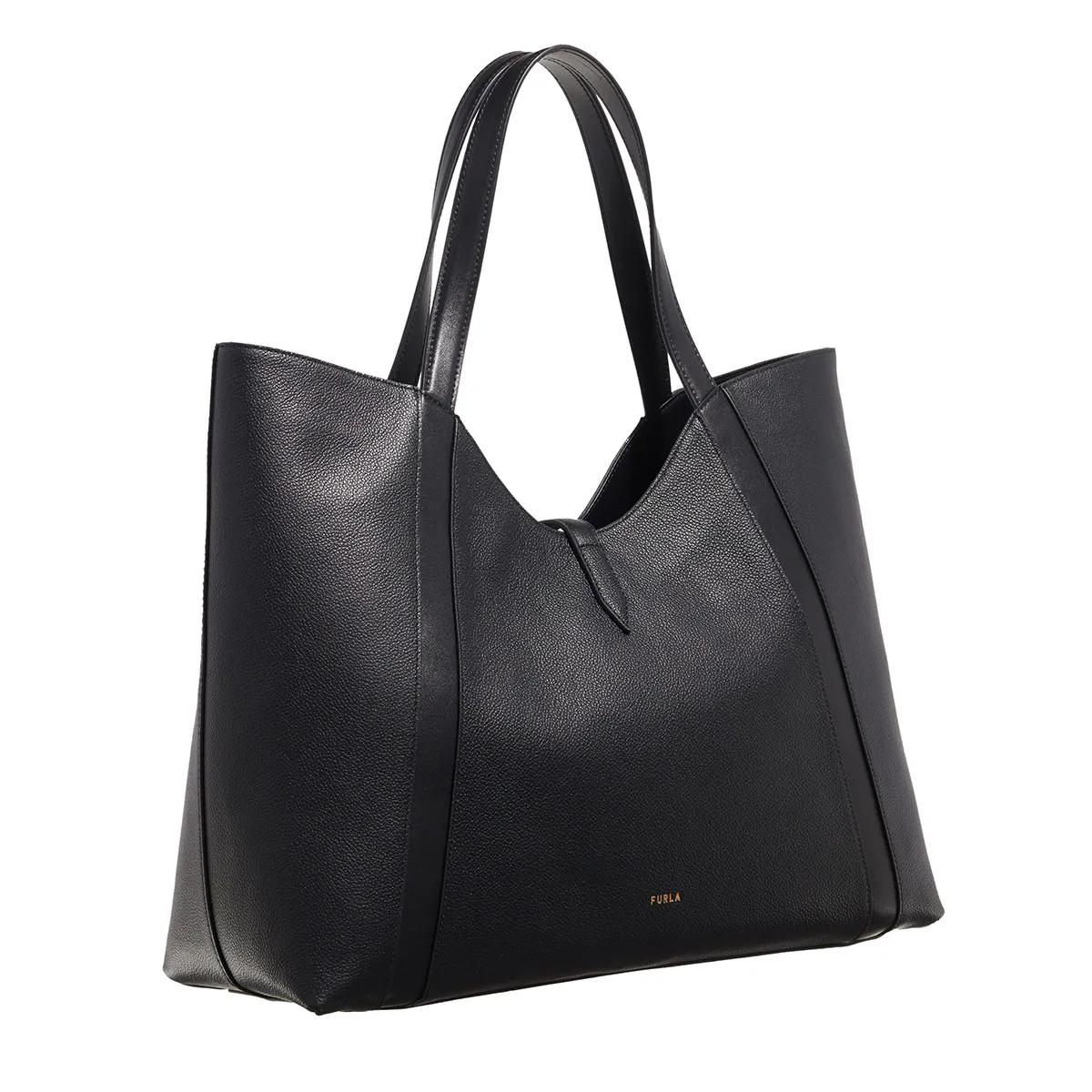 Furla Tas Goccia XL type shopper Black Dames