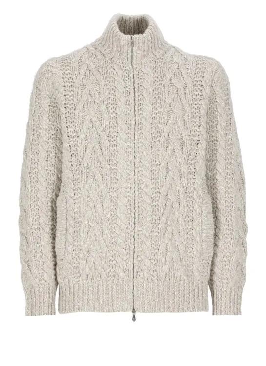 Brunello Cucinelli - Wool And Cashmere Cardigan - Größe 48 -