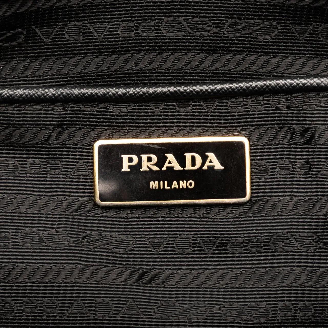Thumbnail - Prada Hobo Bags - Medium Saffiano Lux Galleria Double Zip Satchel - Gr. unisize - in Schwarz - für Damen
