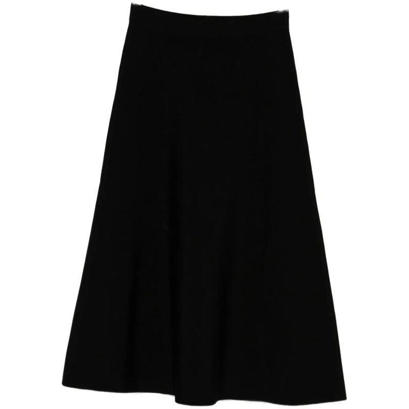 Emporio Armani Midirock Skirts Black schwarz