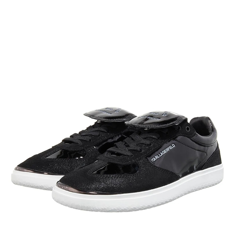 Karl Lagerfeld Low-Top-Sneaker Atlas Lo Lace Lthr Black Lthr & Suede