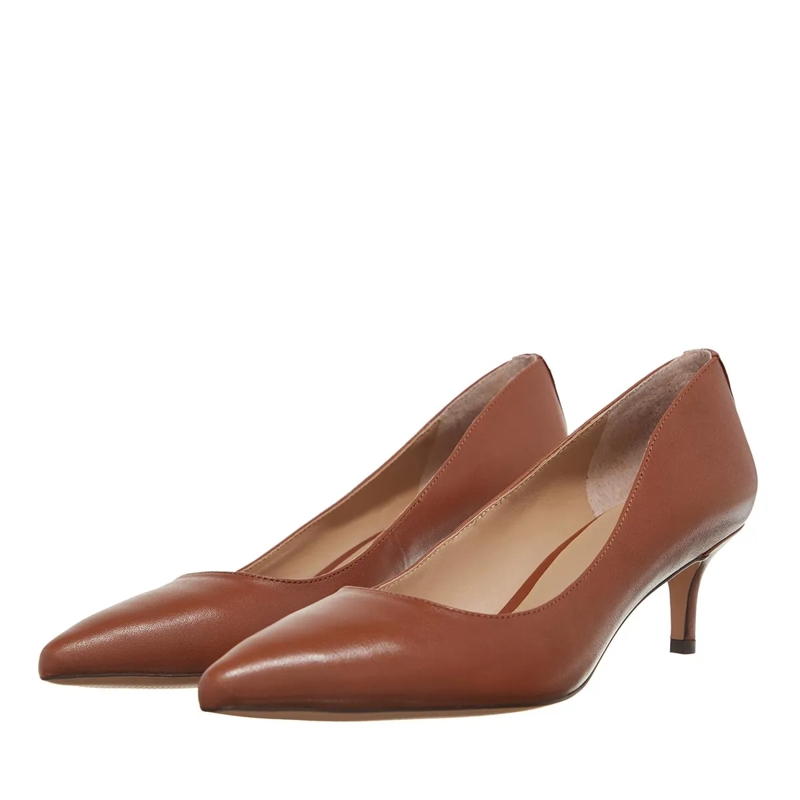Lauren Ralph Lauren Pumps Adrienne-Pumps-Closed Toe Deep Saddle Tan(Image 8)