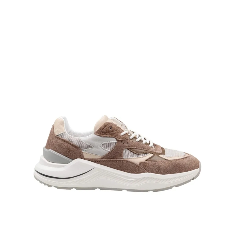 D.A.T.E Lage-top sneaker Fuga Mesh Brown