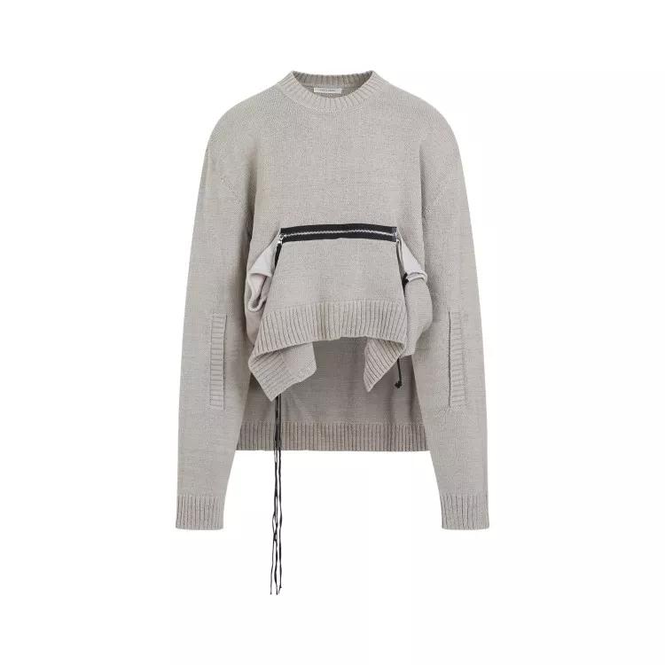 Craig Green - Beige Cotton Zip Pocket Jumper - Größe S - green