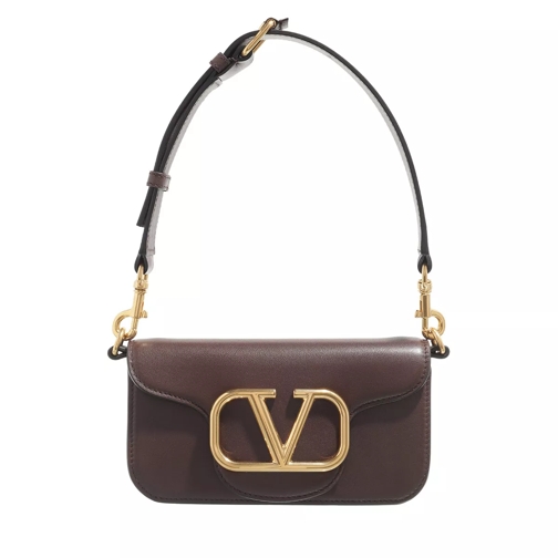 Valentino Garavani V Logo Messenger Bag Calfskin Fondant Crossbody Bag