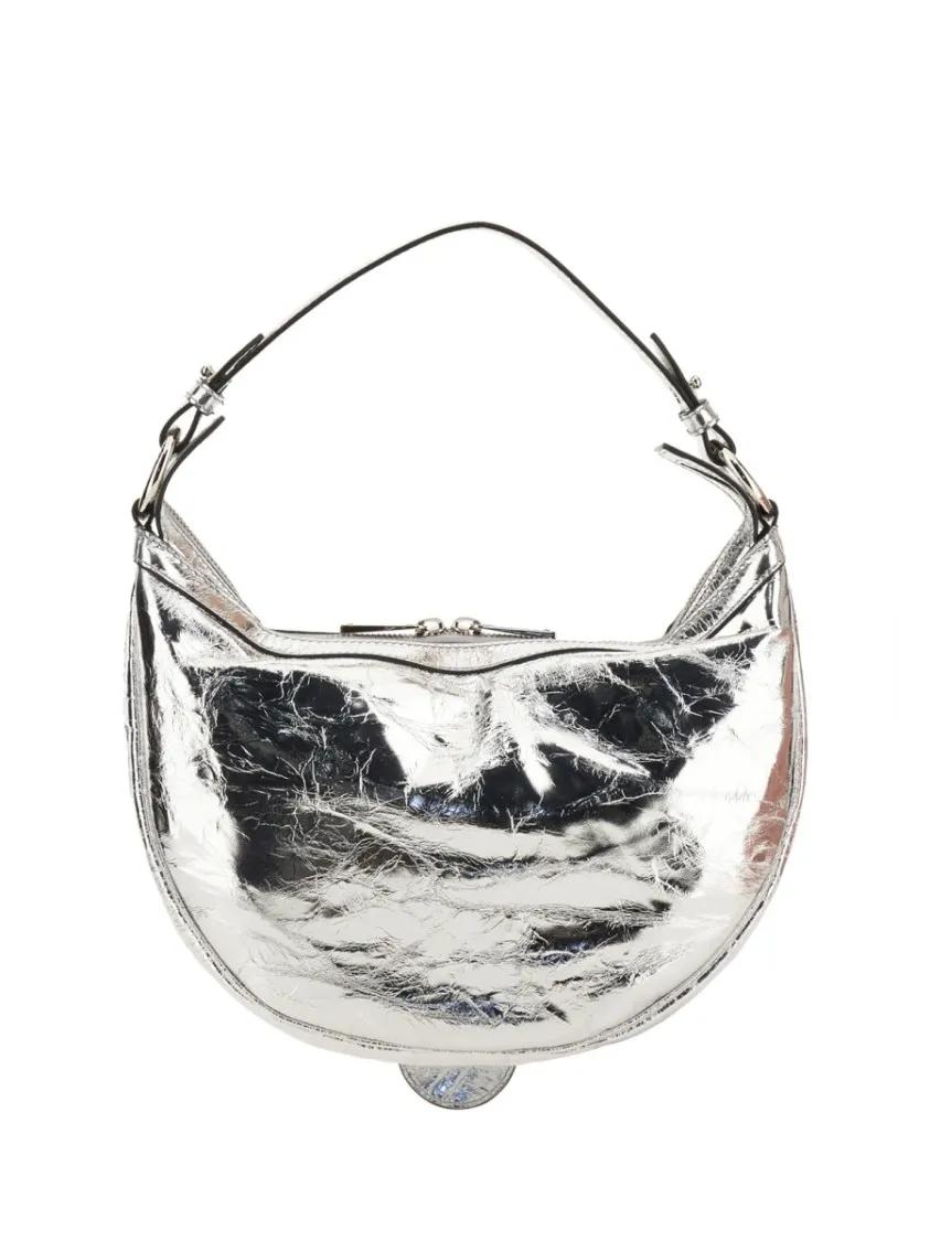 Versace Hobo bags Repeat Small Hobo Bag in zilver