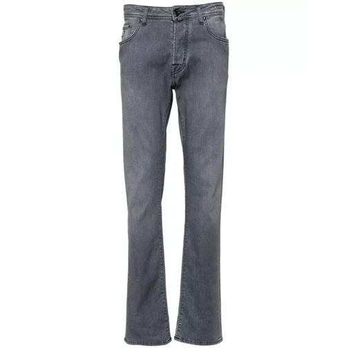 Jacob Cohen Bard Slim-Fit Gray Denim Pants Grey 