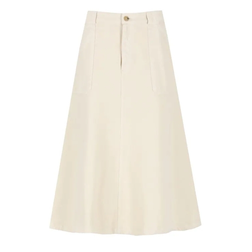 A.P.C. Beige Cotton Skirt Neutrals 