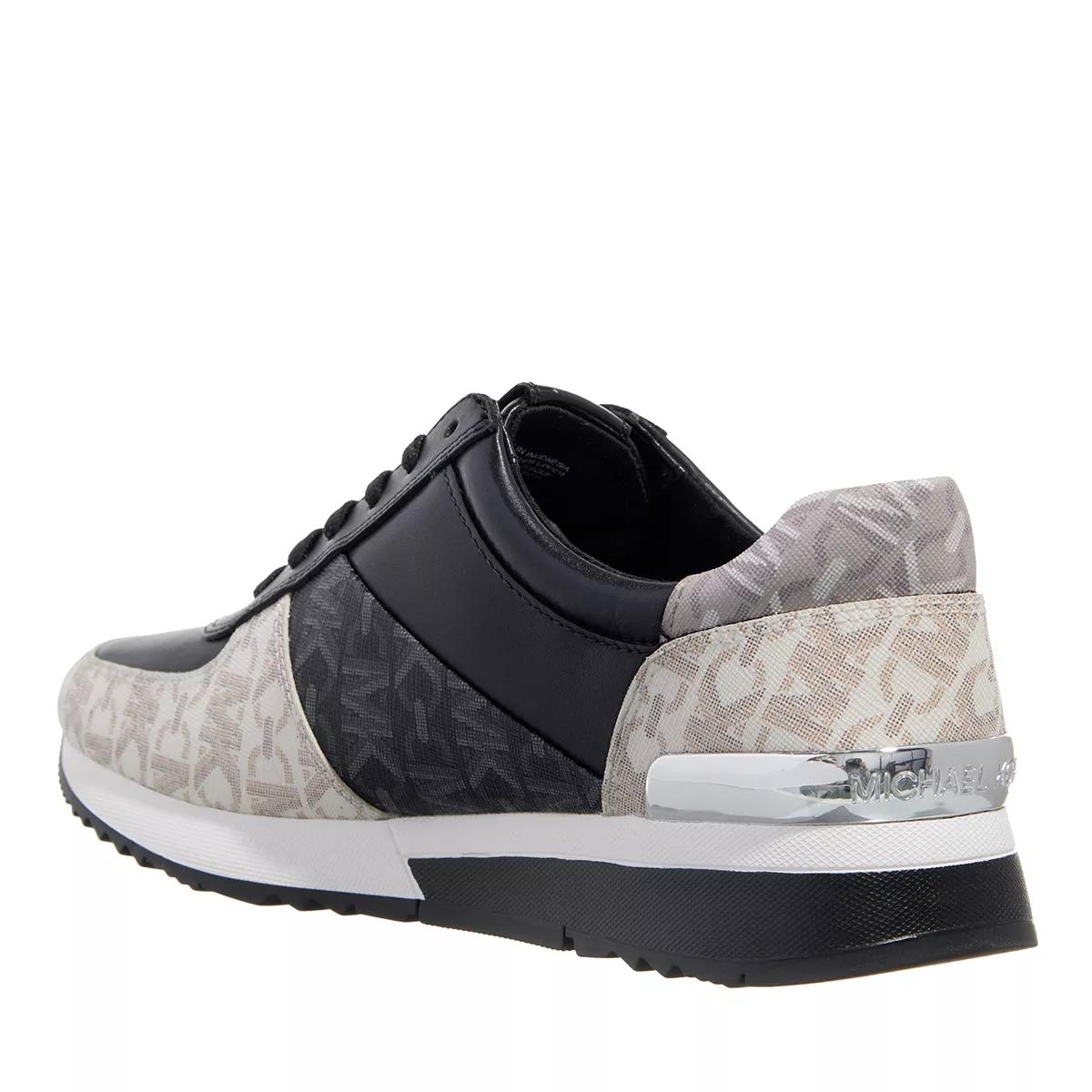 Michael michael kors allie hot sale floral appliqué leather sneaker