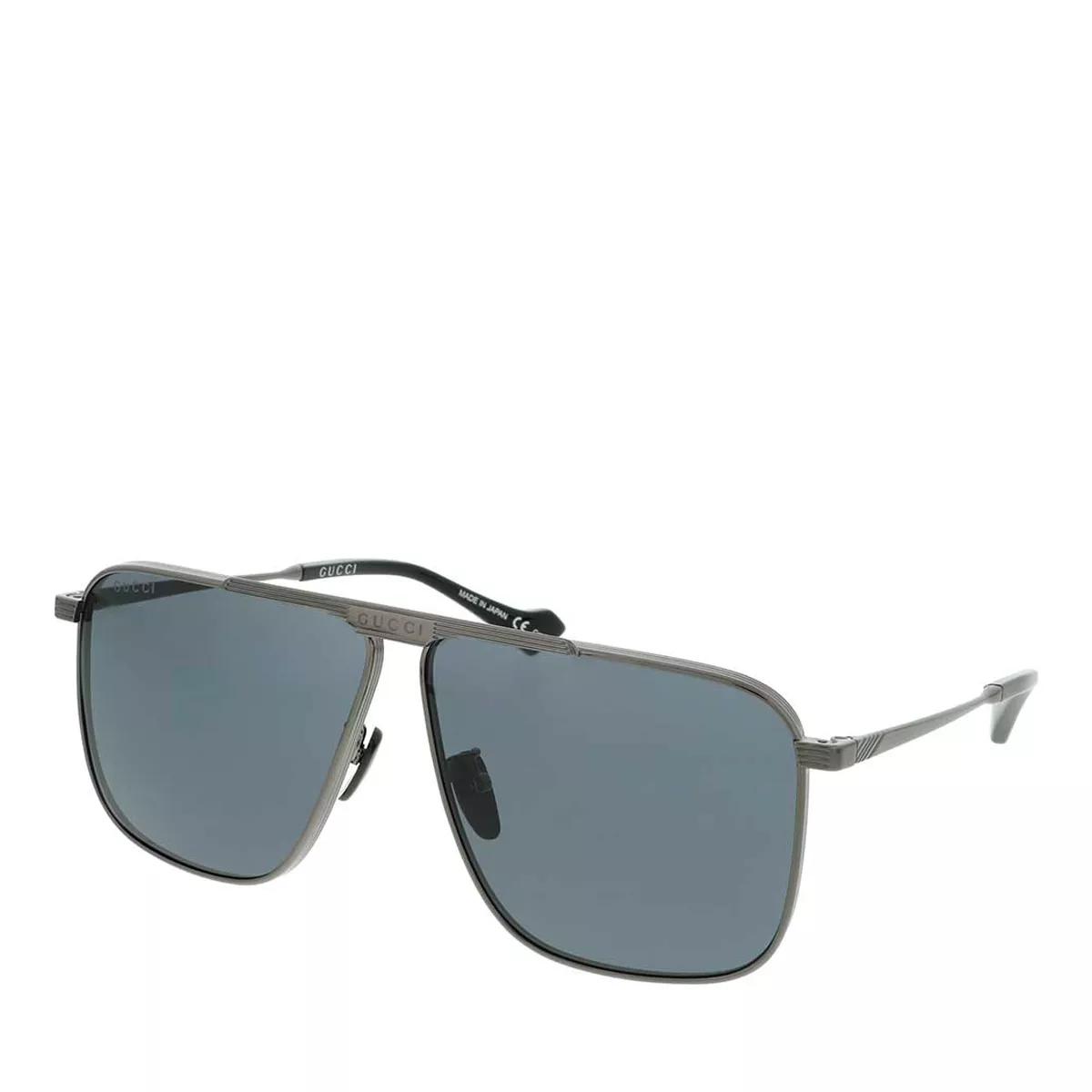 Gucci GG0840S001 63 Sunglass MAN METAL Ruthenium Solglasögon