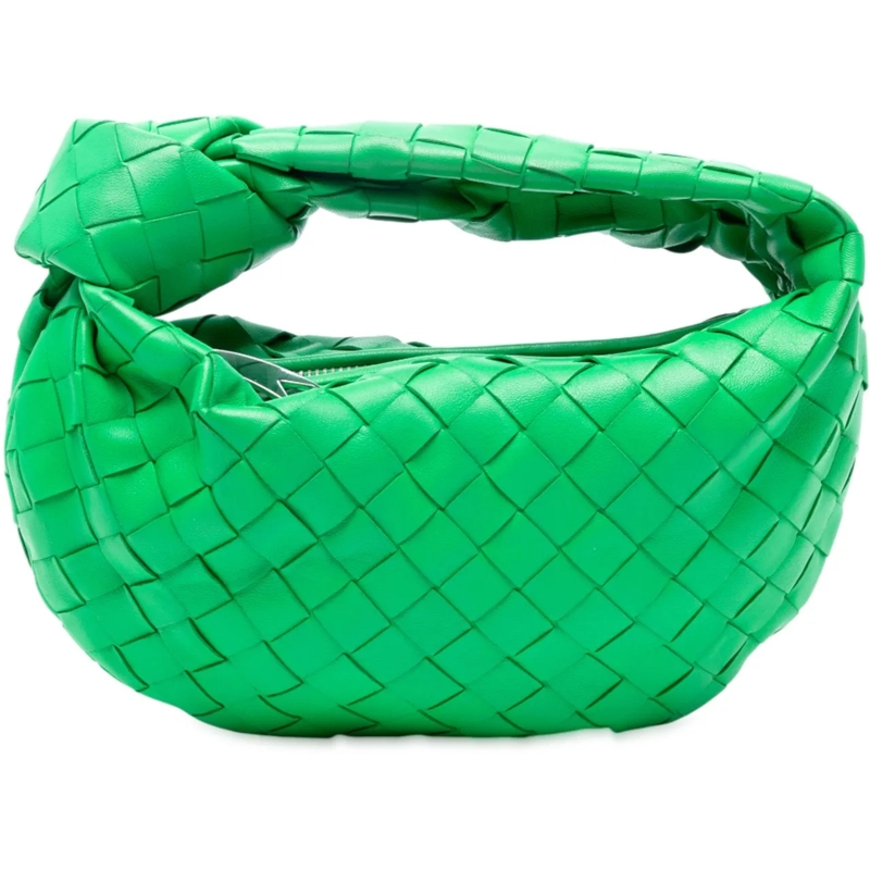 Bottega Veneta Sac à bandoulière Mini Nappa Intrecciato Jodie grün