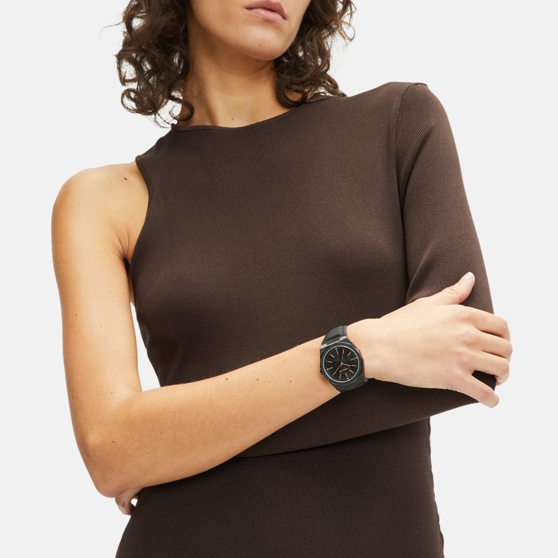 Liebeskind Berlin Quarzuhr Echtleder Vintage Classic schwarz(Image 2)