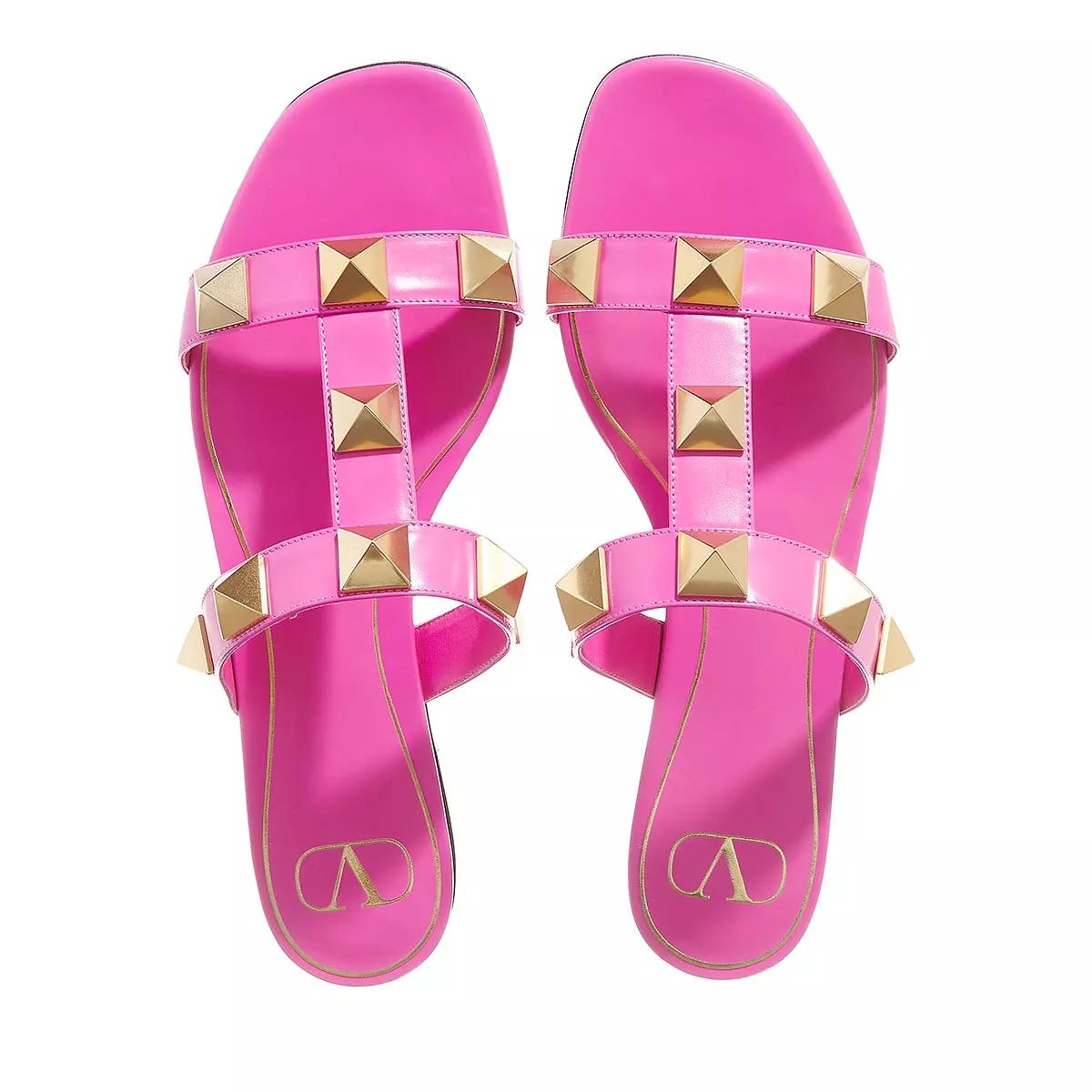 Valentino slides pink new arrivals