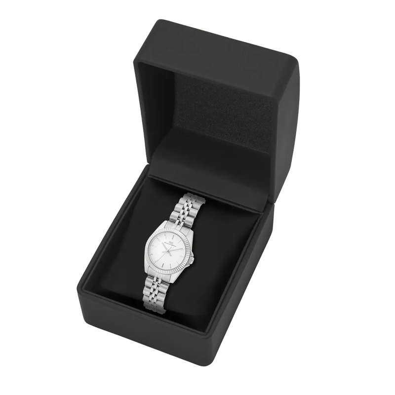 Rhodenwald & Söhne Automatikuhr Damen Armbanduhr Cassina Edelstahl silber(Image 7)