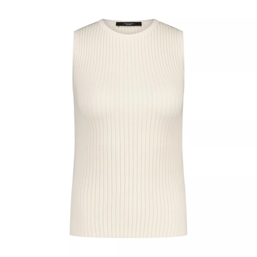 Max Mara  Top Braida aus Rippstrick 47702378709338 Creme