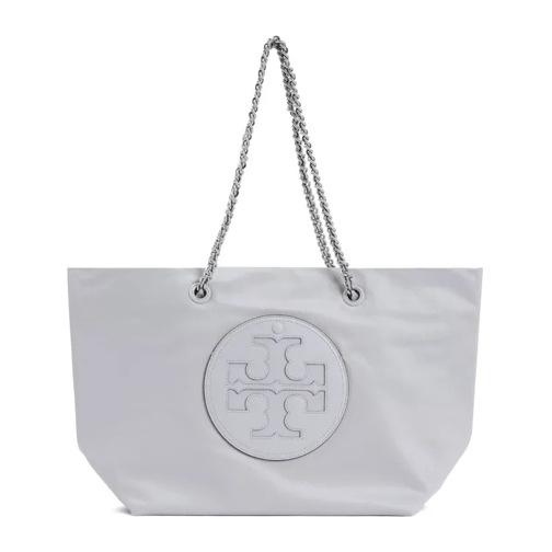 Tory Burch Ella Chain Tote Bag Grey Draagtas