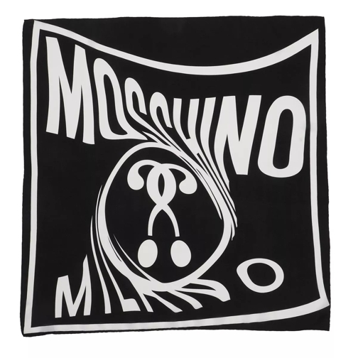 Moschino Milano Foulard Black Neckerchief