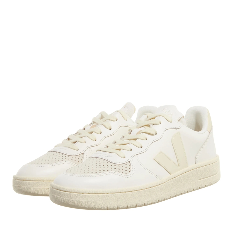 Veja Low-Top-Sneaker V-10 Prime Leather Pure Calcaire(Image 3)