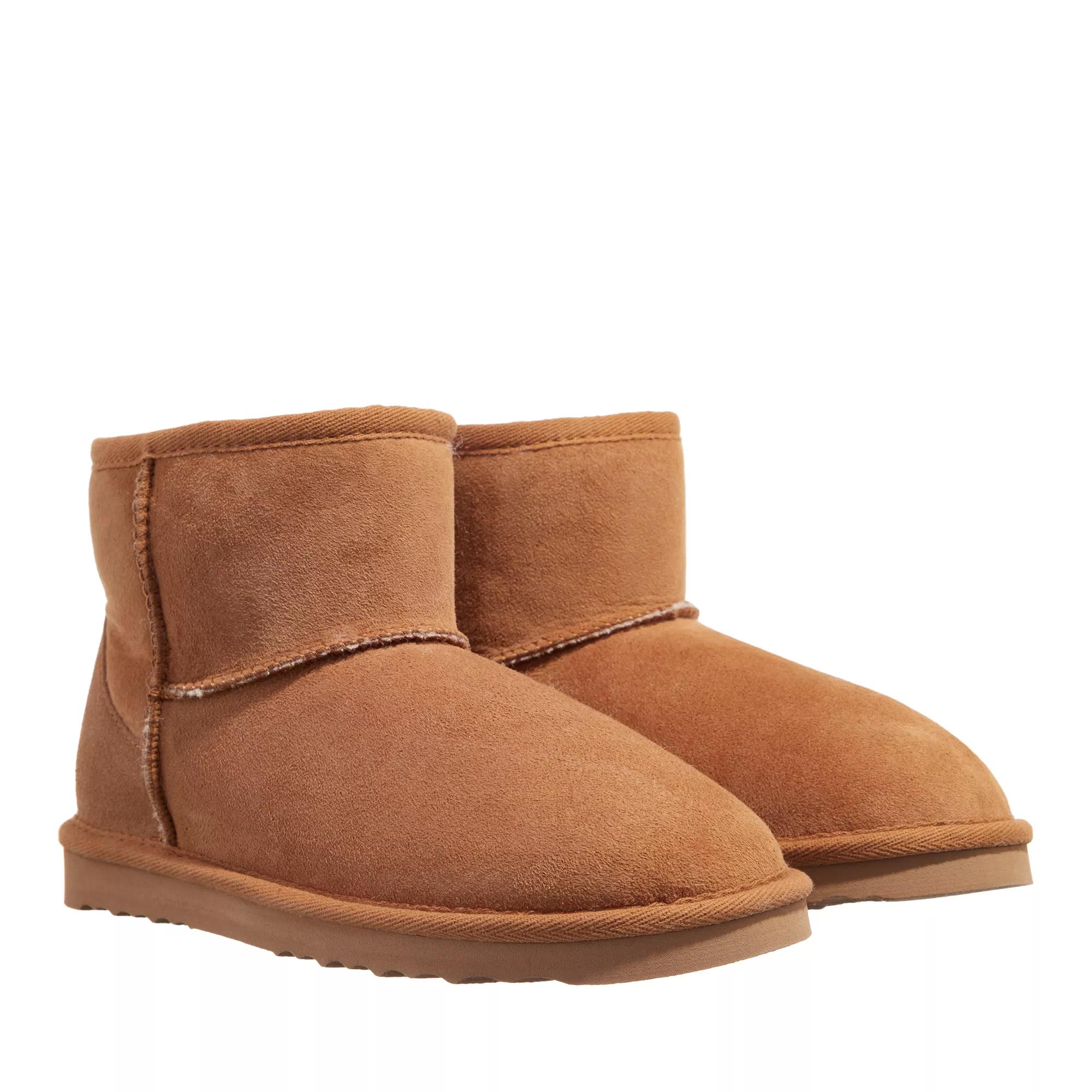 thies Sneakers - thies 1856 ® Classic Sheepskin boot cashew (W) - Gr. 37 (EU) - in Braun - für Damen