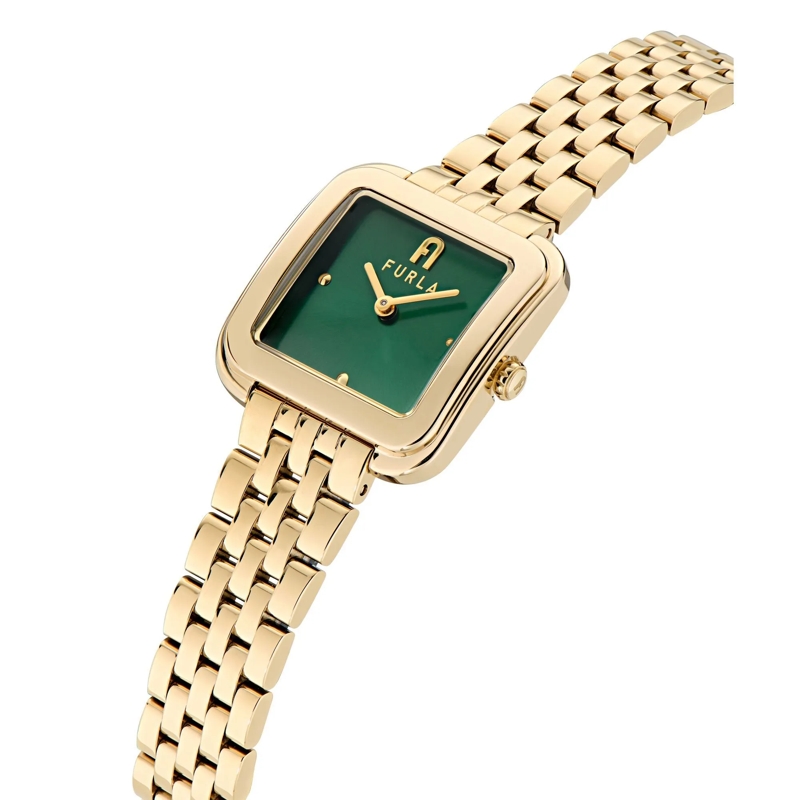 Furla Quarzuhr Quarz-Analoguhr Furla Diamante gold(Image 3)