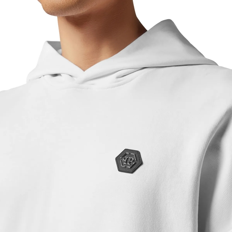 Philipp Plein Top Hoodie weiss(Image 5)