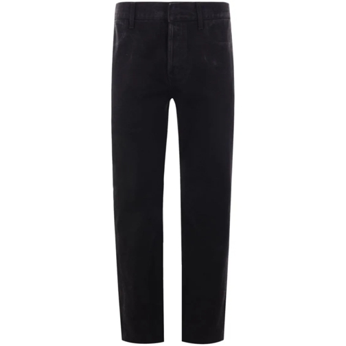 Alexander McQueen Straight Leg Jeans Black Jeans