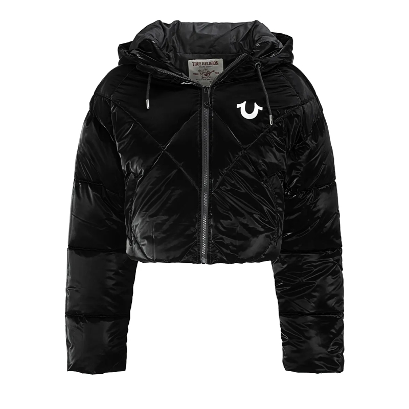 True Religion Daunenjacke Jacke schwarz